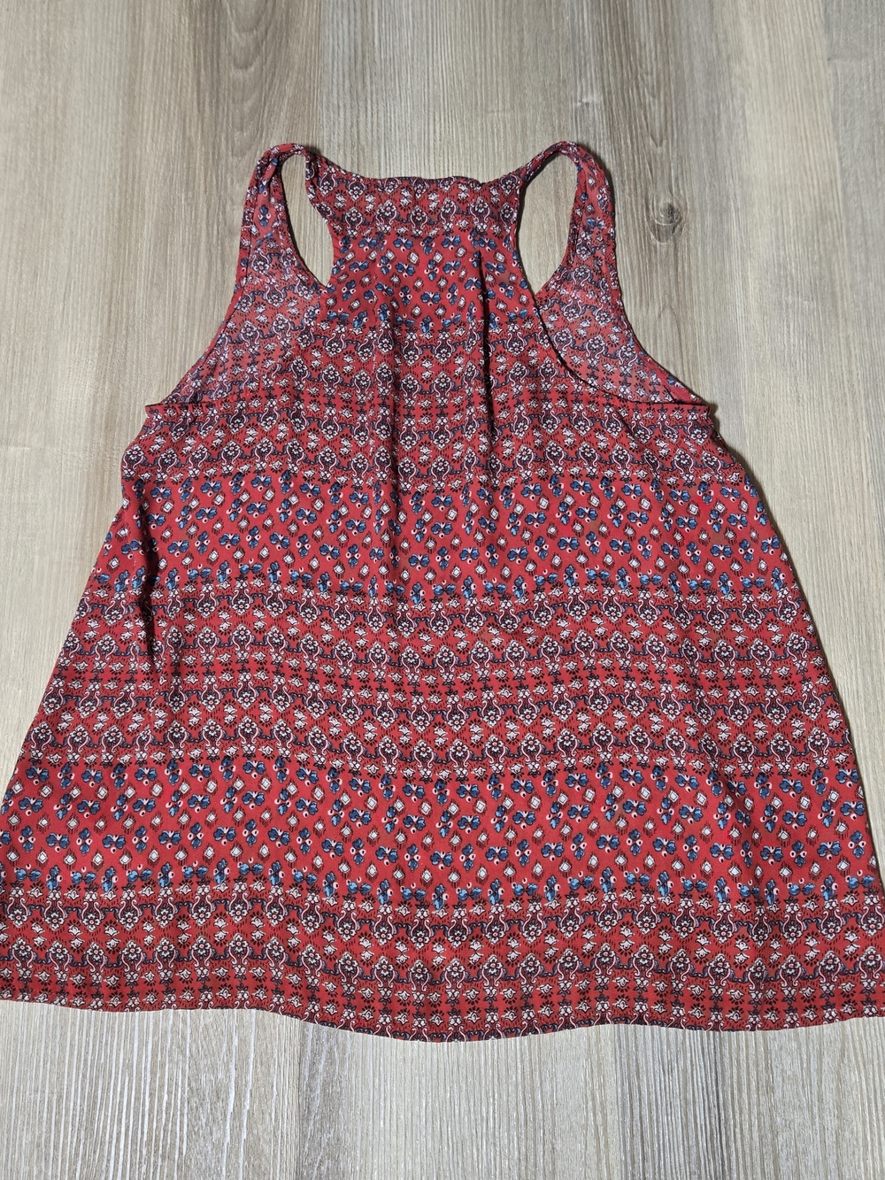 Floral Boho Racerback Tank Top - Picture 2 of 5